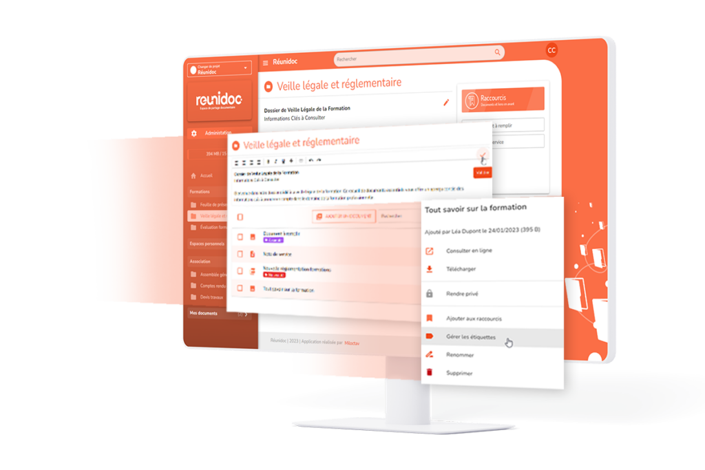 Reunidoc, solution de partage documentaire